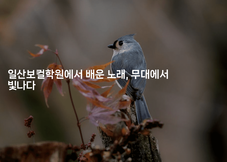 일산보컬학원에서 배운 노래, 무대에서 빛나다2-블라블라