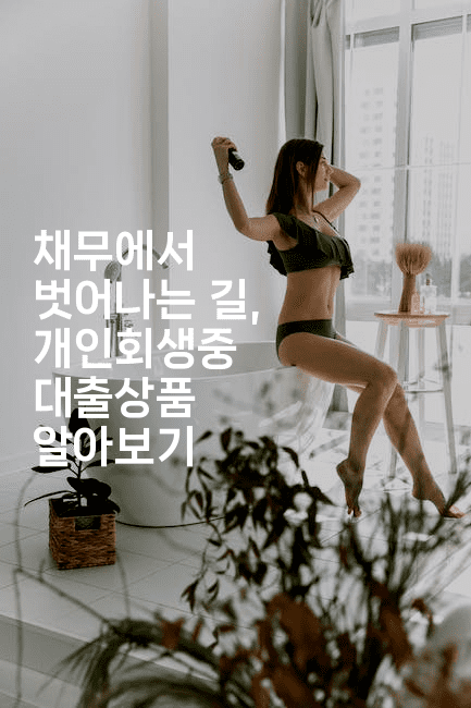 채무에서 벗어나는 길, 개인회생중 대출상품 알아보기-블라블라