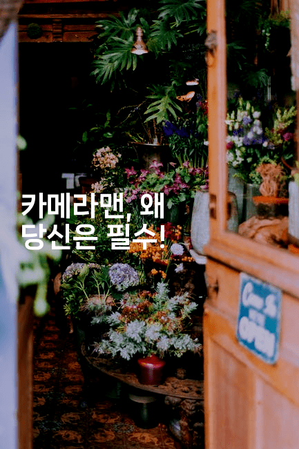 카메라맨, 왜 당신은 필수!2-블라블라