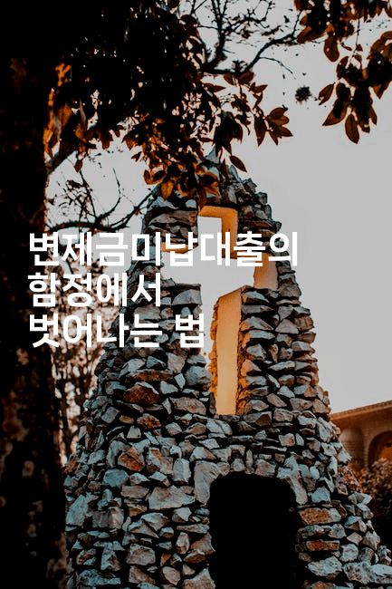 변제금미납대출의 함정에서 벗어나는 법-블라블라